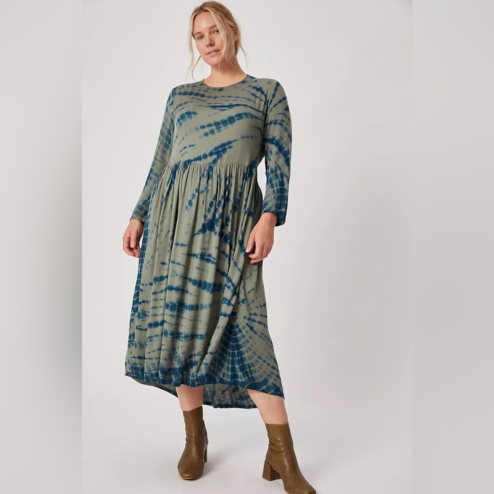 NWT Anthropologie Dolan Eliska Tie-Dye Maxi Dress